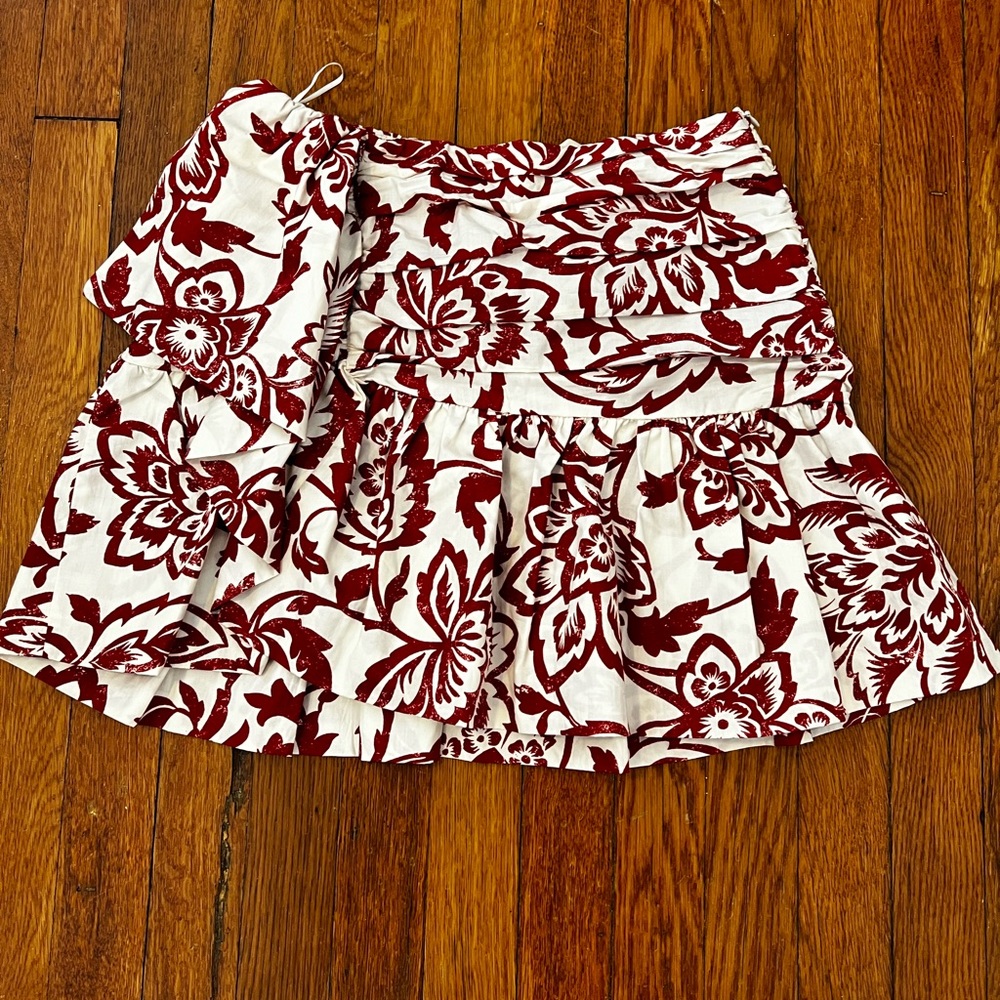 Zara floral skirt